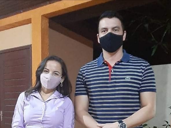 Professora Marcivânia apresenta seu vice na disputa à prefeitura de Santana (AP)
