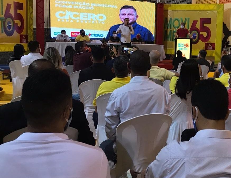 Convenção aprova nome de Cícero Filho e Maria Yvone como candidato e vice do PCdoB à Prefeitura de Maceió