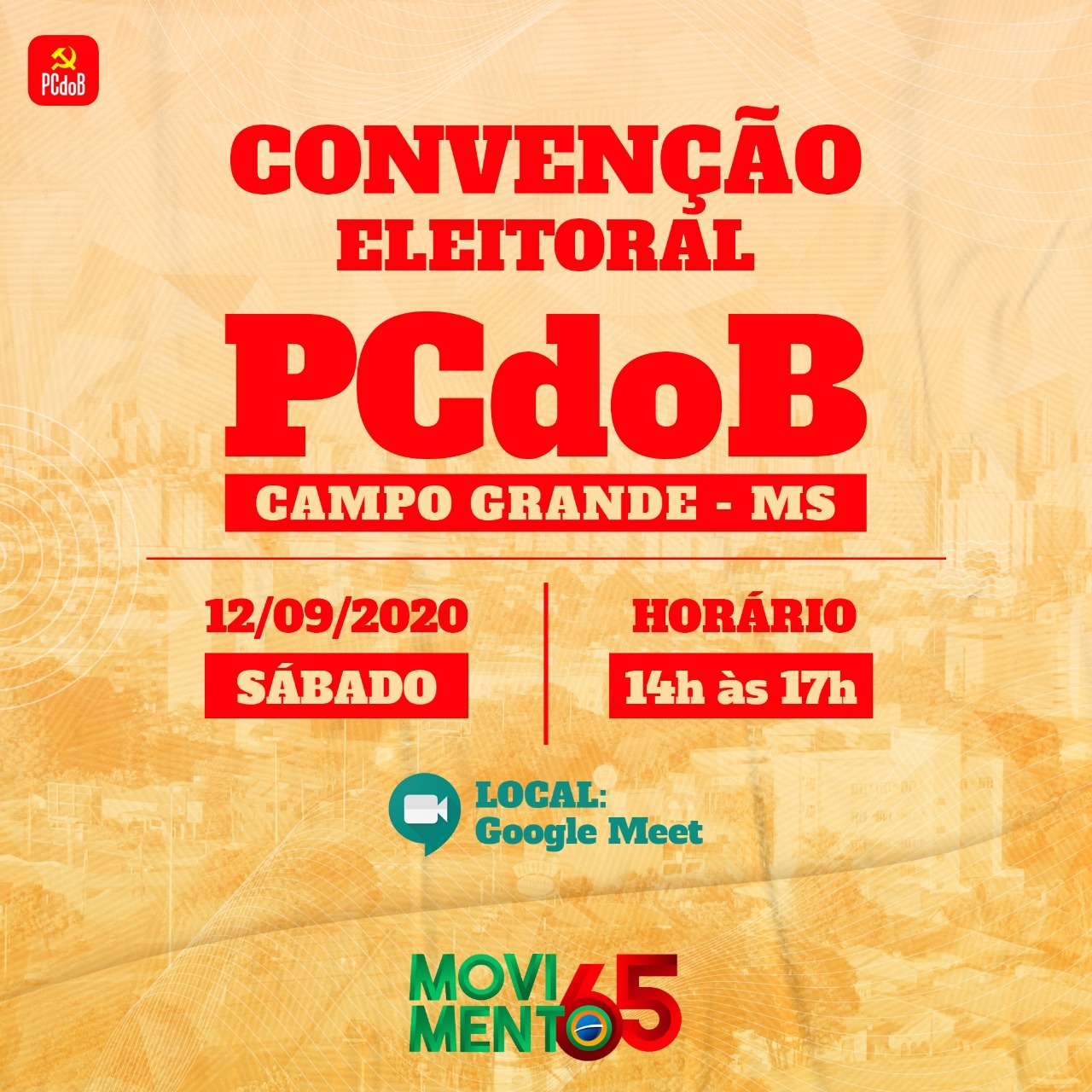 PCdoB-MS decide retirar candidatura majoritária em Campo Grande