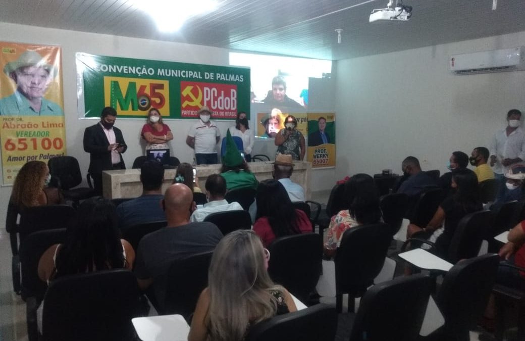 Convenção de Palmas indica Ivory de Lira e Germana como candidato e vice do PCdoB na disputa à prefeitura