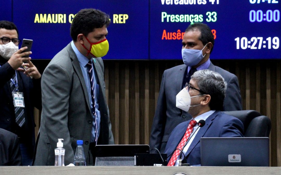 Marcelo Amil defende trabalho conjunto entre poderes em visita à Câmara Municipal de Manaus