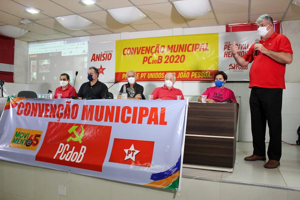 PCdoB João Pessoa realiza convenção e homologa Percival Henriques para vice de Anísio Maia