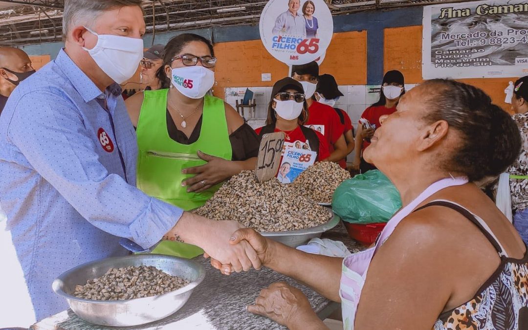 Cícero Filho visita Mercado da Produção e verifica abandono da Prefeitura de Maceió