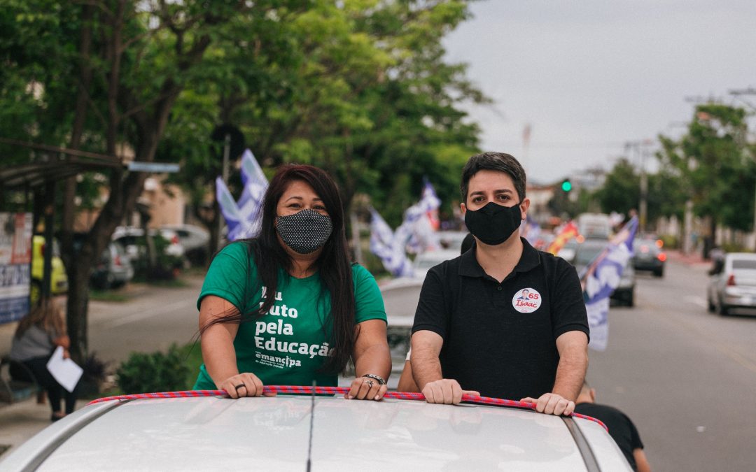 Isaac Ricalde participa de carreata e apresenta propostas para o transporte em São Gonçalo (RJ)