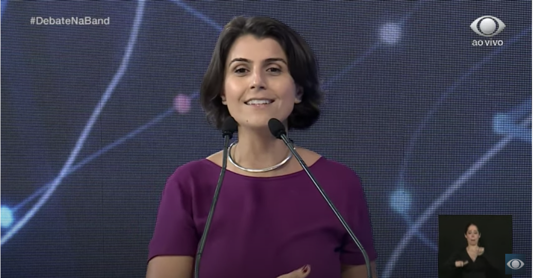Em debate, Manuela defende uma Porto Alegre colaborativa e solidária
