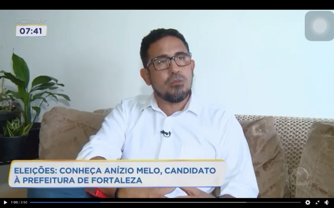 Professor Anizio defende educação como ponto de partida para mudanças sociais em Fortaleza
