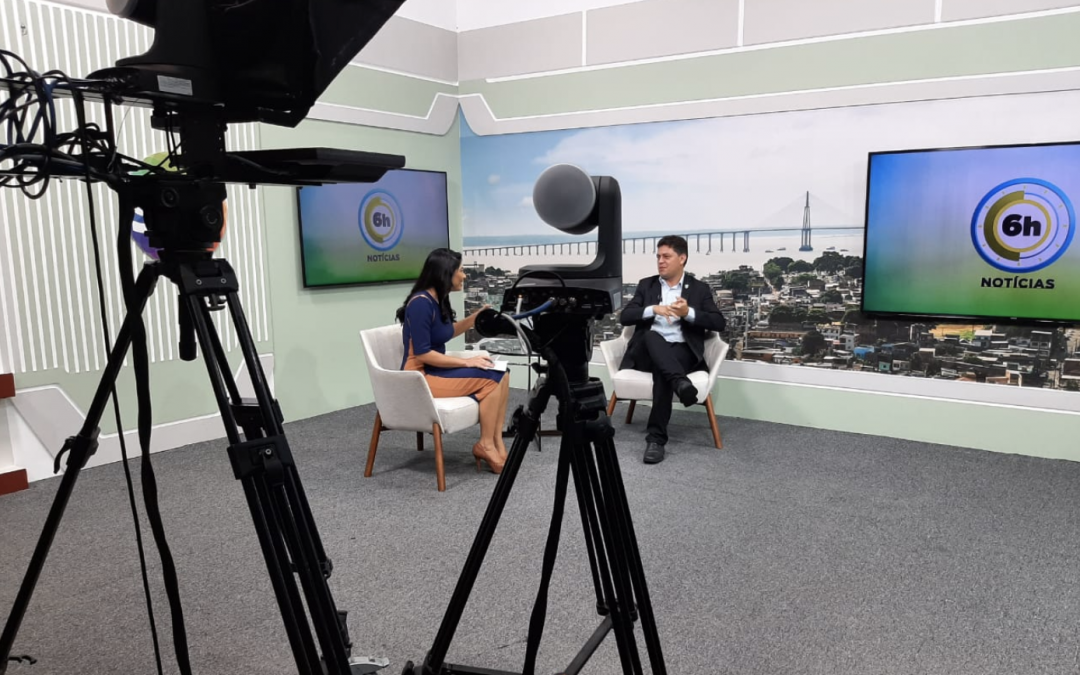 Marcelo Amil apresenta propostas para saúde, segurança, trânsito e infraestrutura à TV Norte