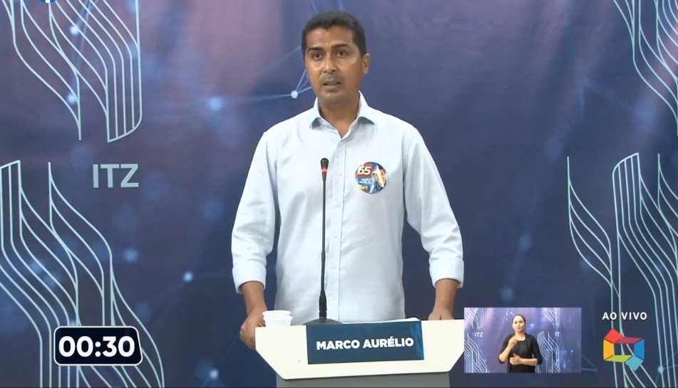 Marco Aurélio se destaca em debate com discurso propositivo e firmeza nas propostas para Imperatriz