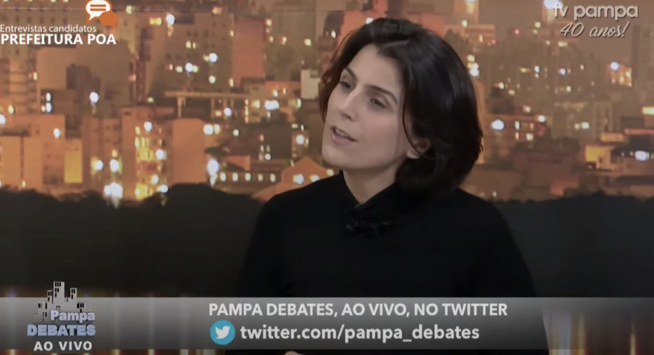 Manuela d’Ávila fala de suas prioridades para Porto Alegre em entrevista à TV Pampa