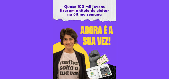 Manuela chama atenção para que jovens tirem o título eleitoral até 4/5
