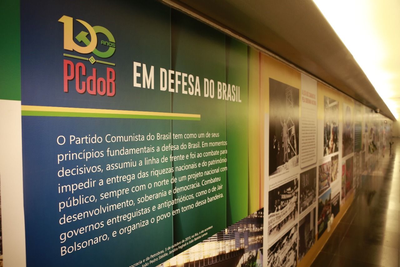 Centenário: Exposição retrata história dos 100 anos de lutas do PCdoB