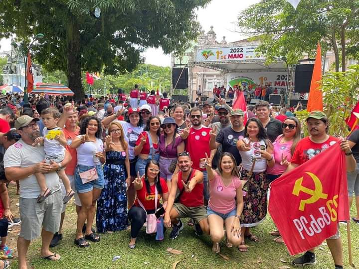 Comunistas do Pará marcam presença no 1º de maio