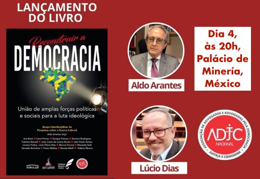 ADJC discute guerra cultural no Fórum Social do México, na quarta (4)
