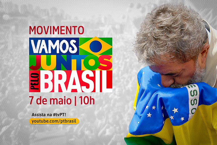 Movimento Vamos Juntos Pelo Brasil será lançado neste sábado (7)