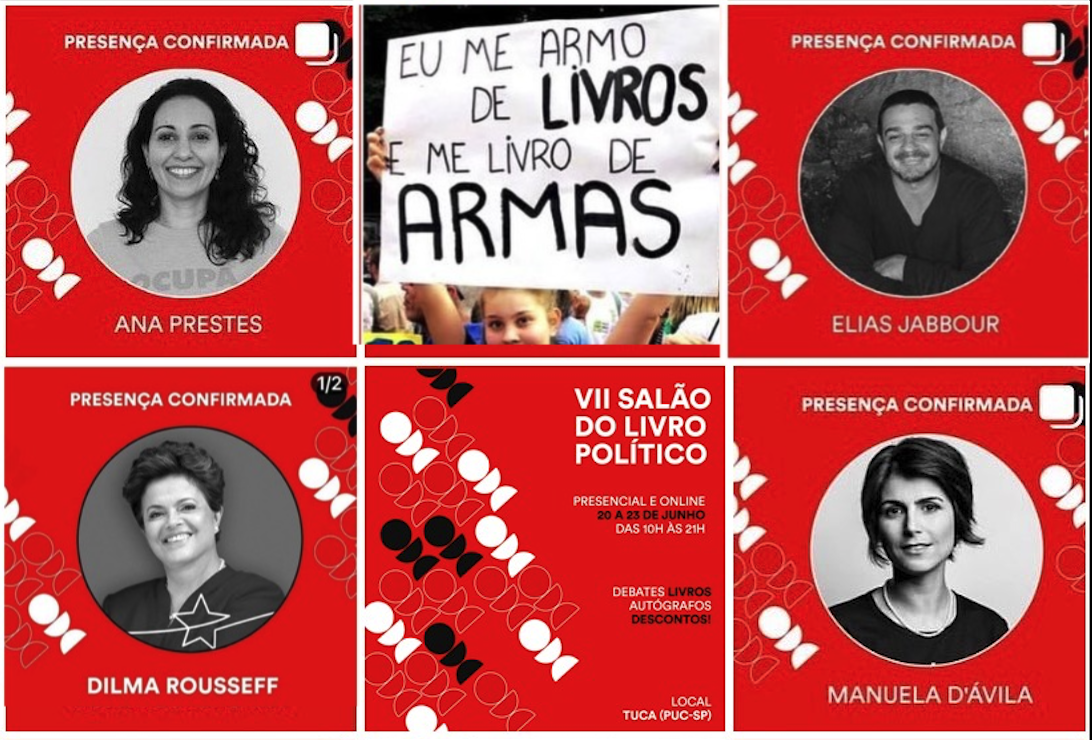 Saiba quem está no 7o. Salão do Livro Político a partir da segunda(20)