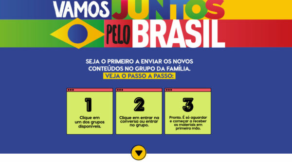 WhatsApp: Entre nos grupos do Vamos Juntos Pelo Brasil