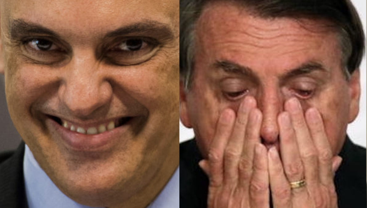 Alexandre de Moraes encaminha ao MPE ação contra Bolsonaro