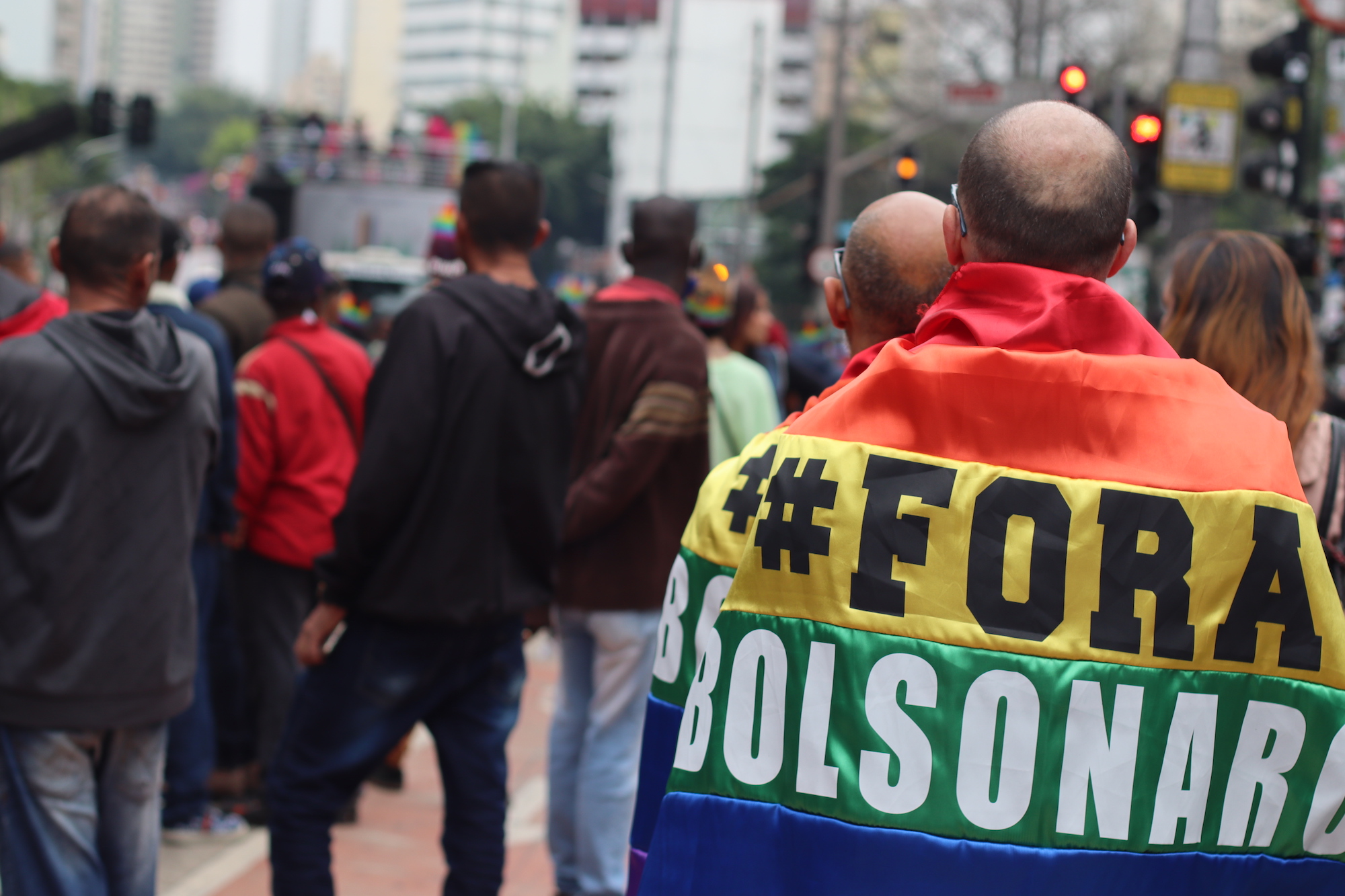 “Fora Bolsonaro” foi grito de guerra da 26ª Parada LGBT+ de São Paulo