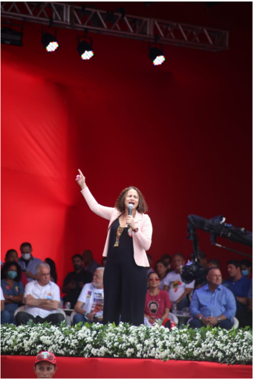 PCdoB celebra presença de Lula em Grande Ato pela Independência